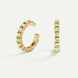 ARLA GREEN LIGHT GOLD EARRINGS