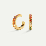 ARLA MINI RAINBOW GOLD EARRINGS