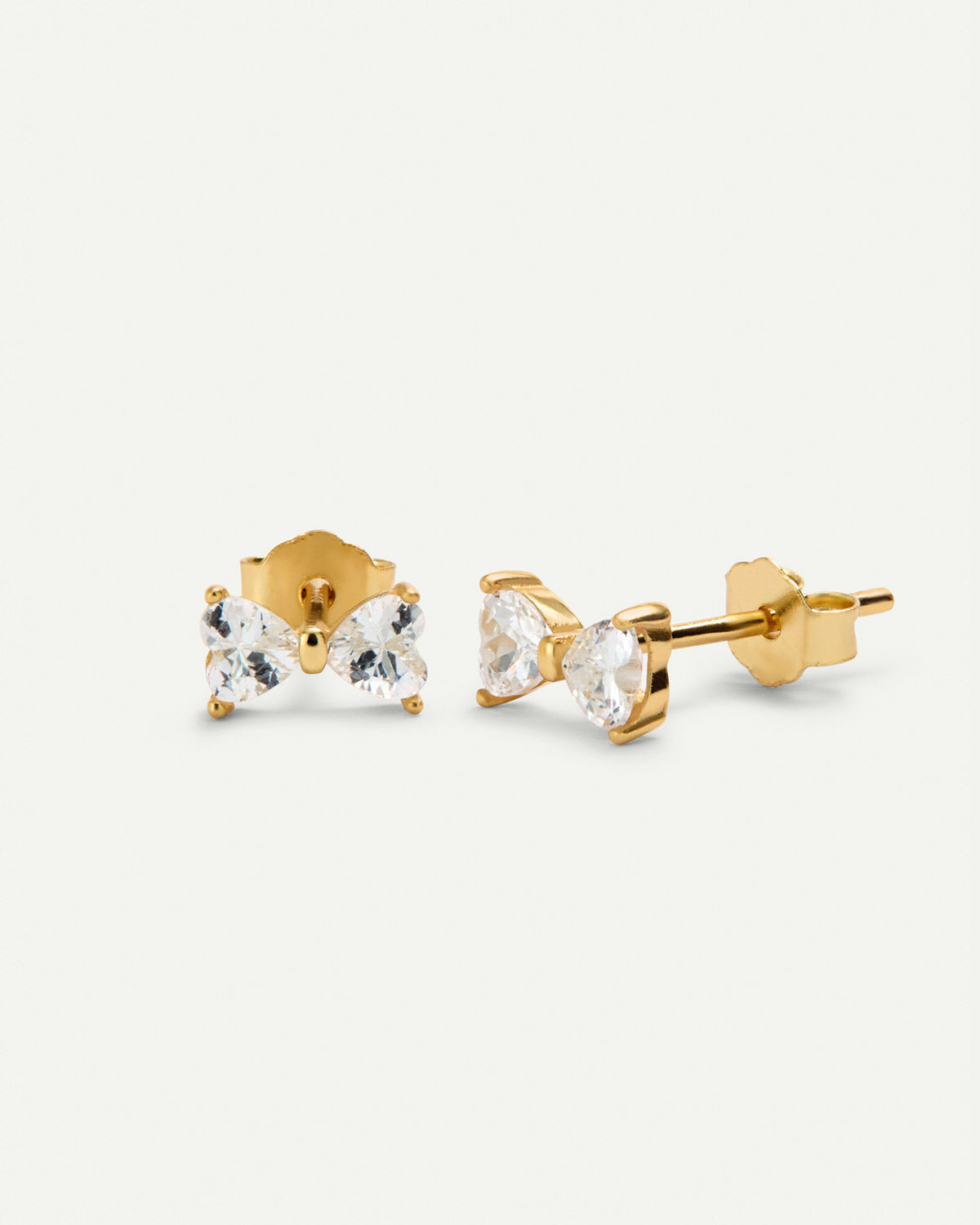 BOW GOLD EARRINGS