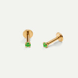 PIERCING IDA MAXI GREEN GOLD