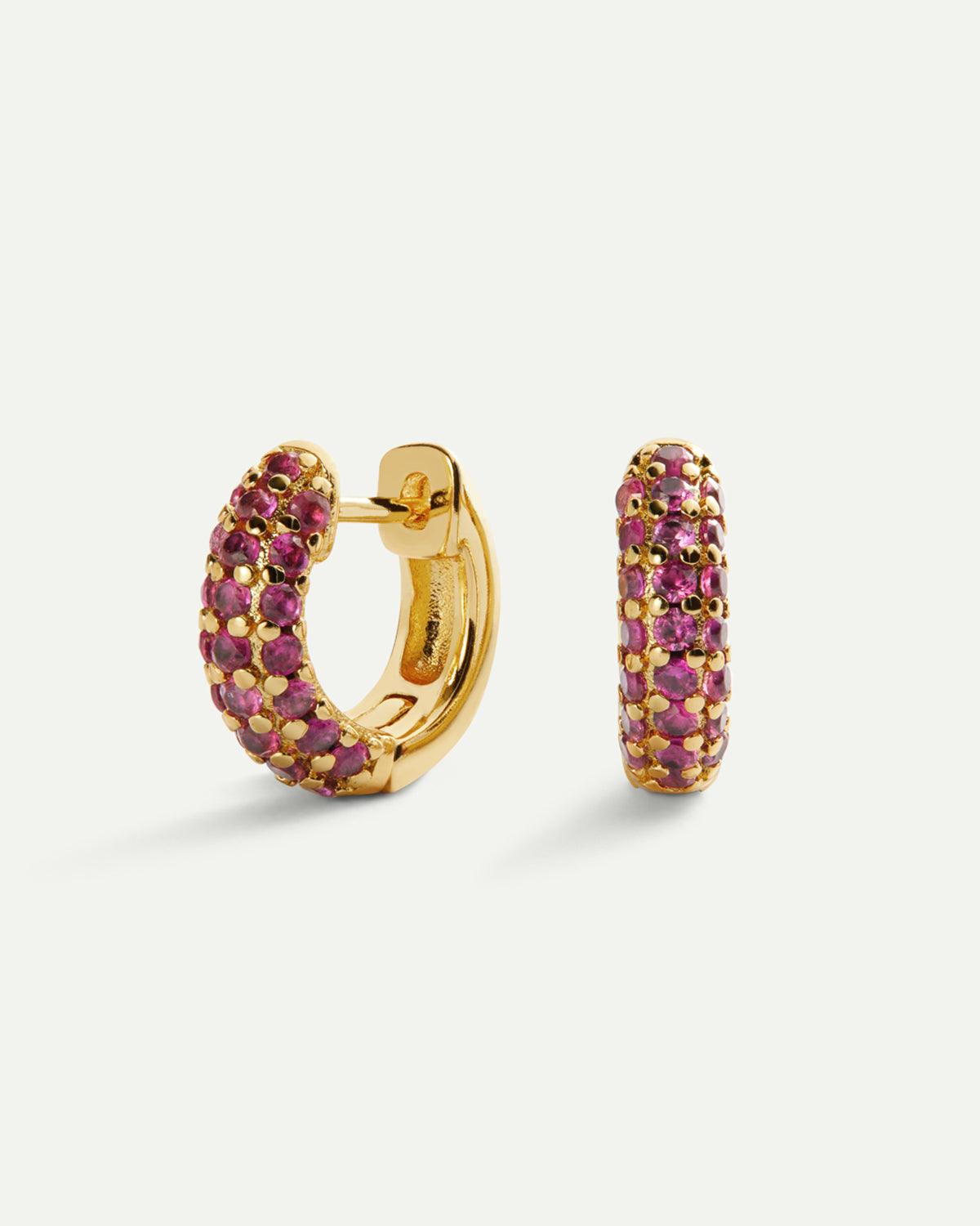 NOVA PINK GOLD EARRINGS