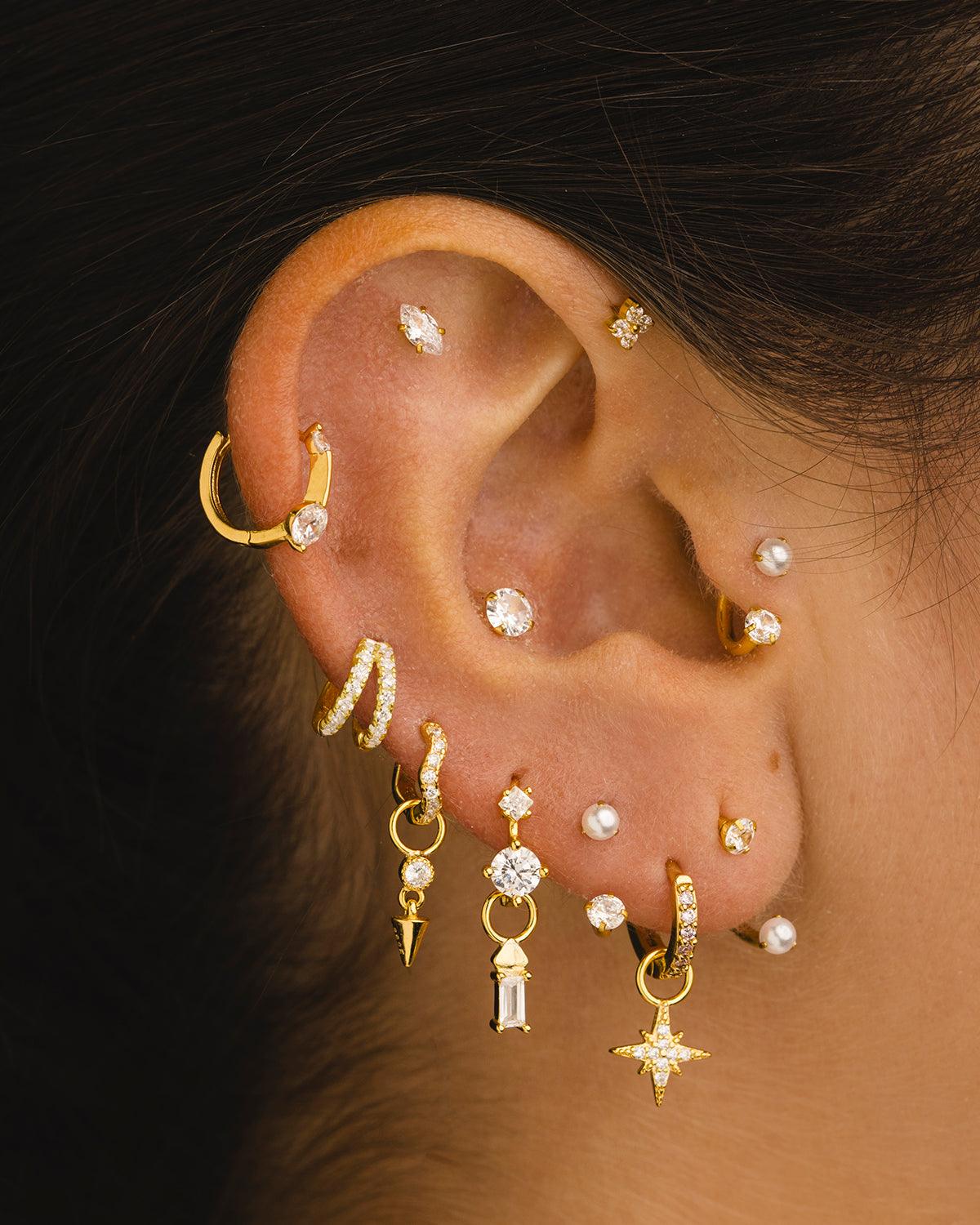 HEXAGON SILVER PIERCING
