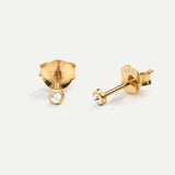 PRINCESS M GOLD EARRINGS