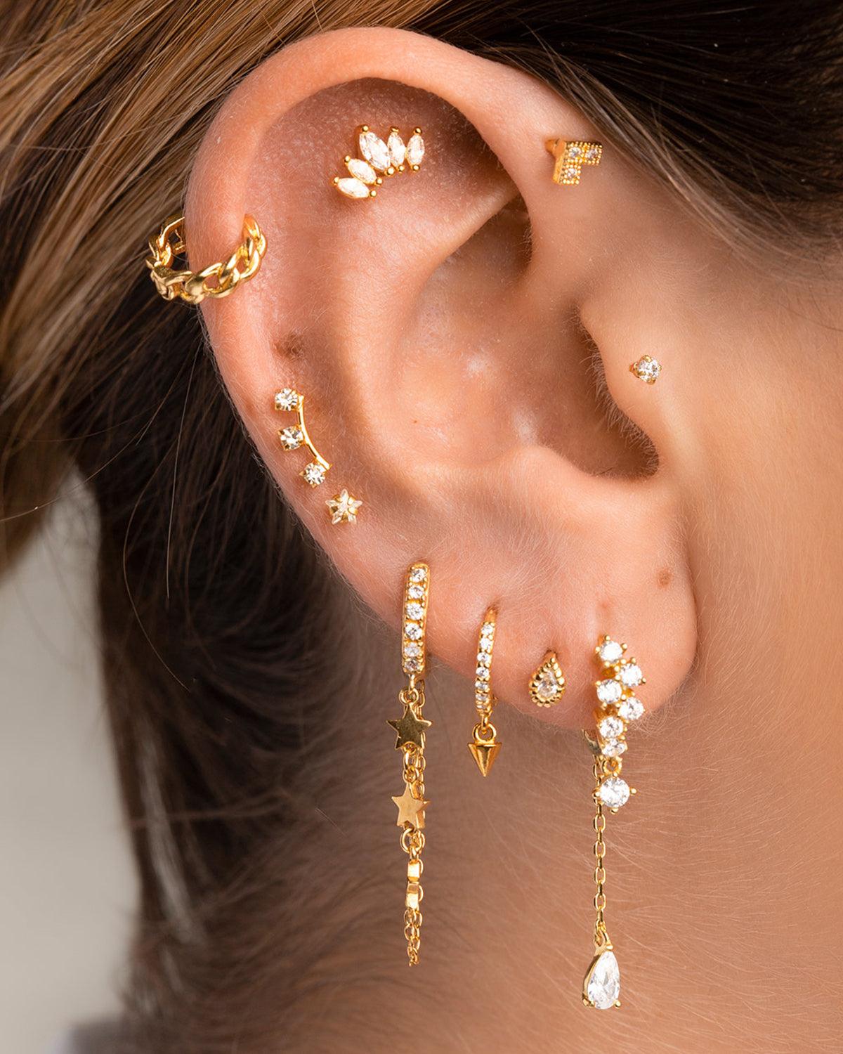 CHAMPAGNE GOLD EARRINGS