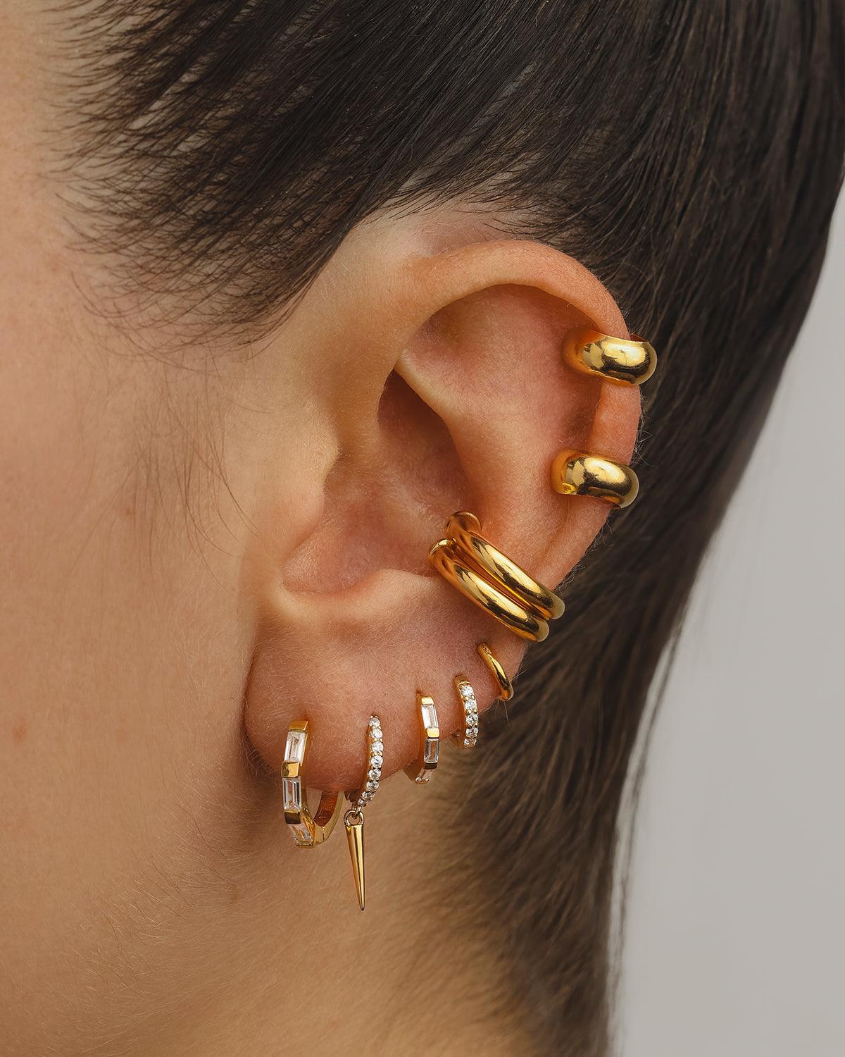 HOOPS MINI GOLD EARRINGS