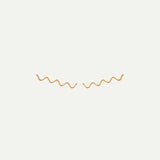 ZIGZAG THIN GOLD EARRINGS