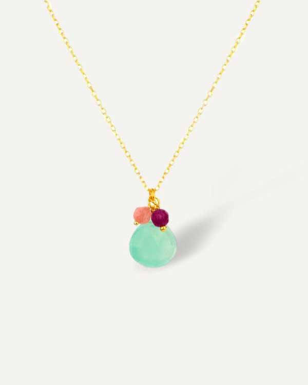 WENDY MINI GREEN NECKLACE