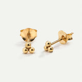 BOUCLES D'OREILLES TRÈFLE MINI OR