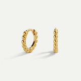 ANNEAUX BOULES MINI BOUCLES D'OREILLES OR