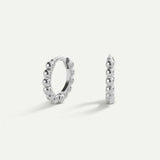 ANNEAUX BOULES MINI BOUCLES D'OREILLES ARGENT