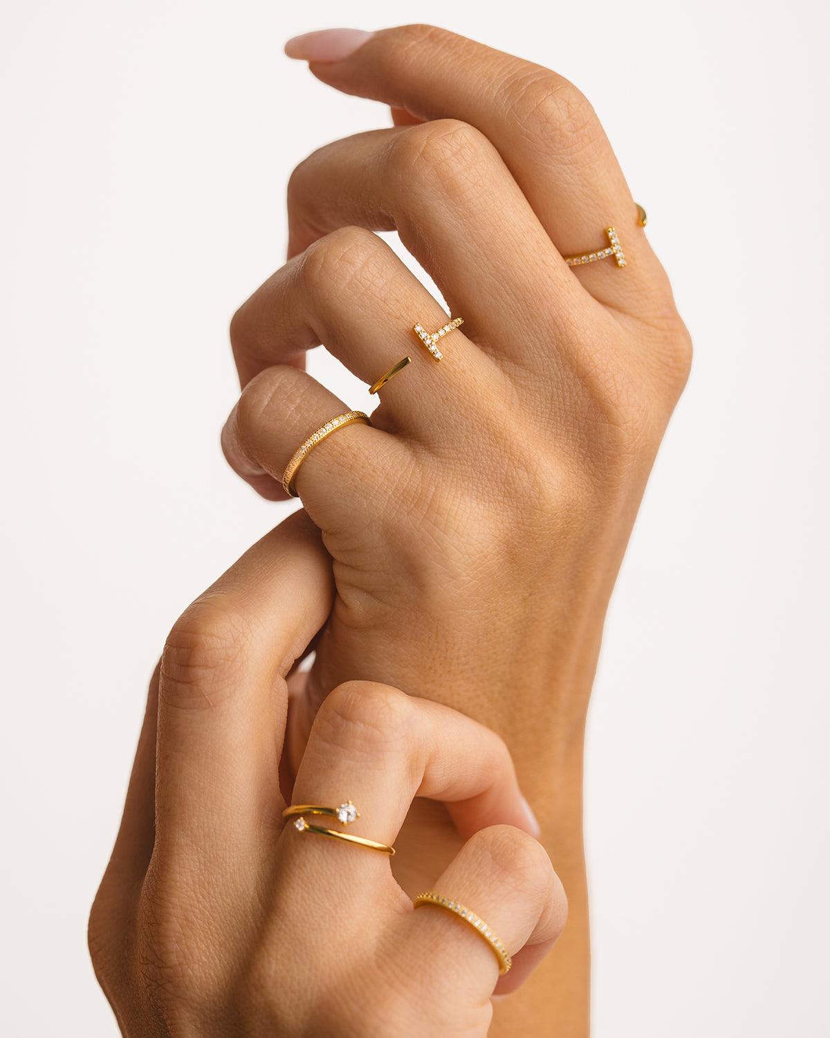 BAGUE HORIZON EN ARGENT