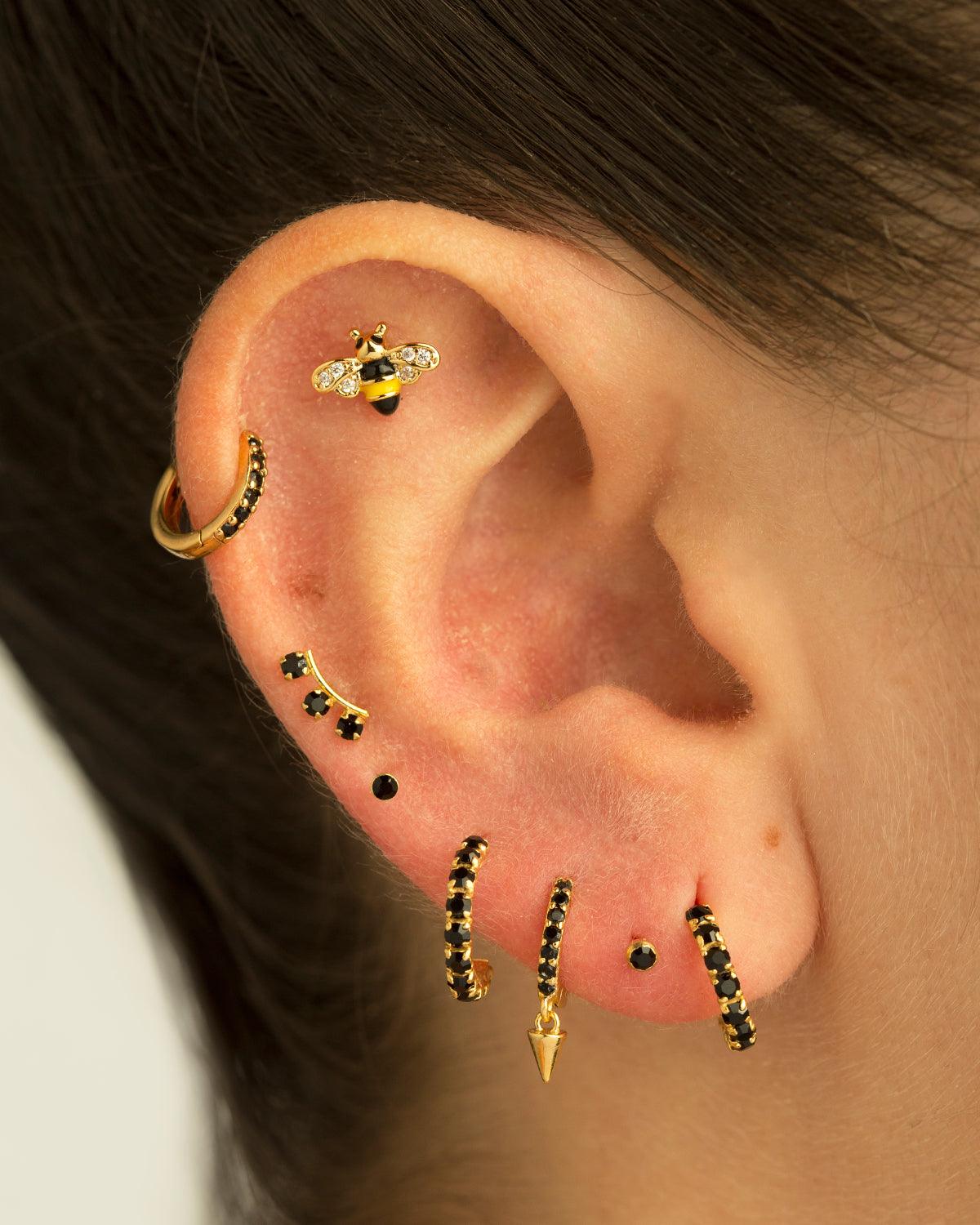 PIERCING ABEILLE EN ARGENT
