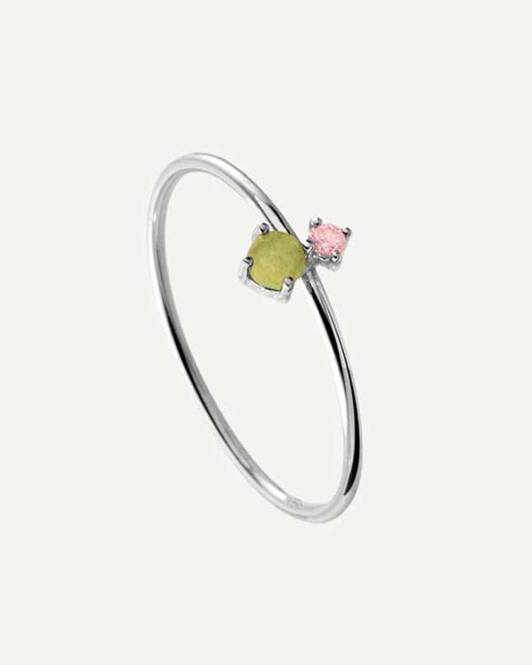 BAGUE EN ARGENT ENID