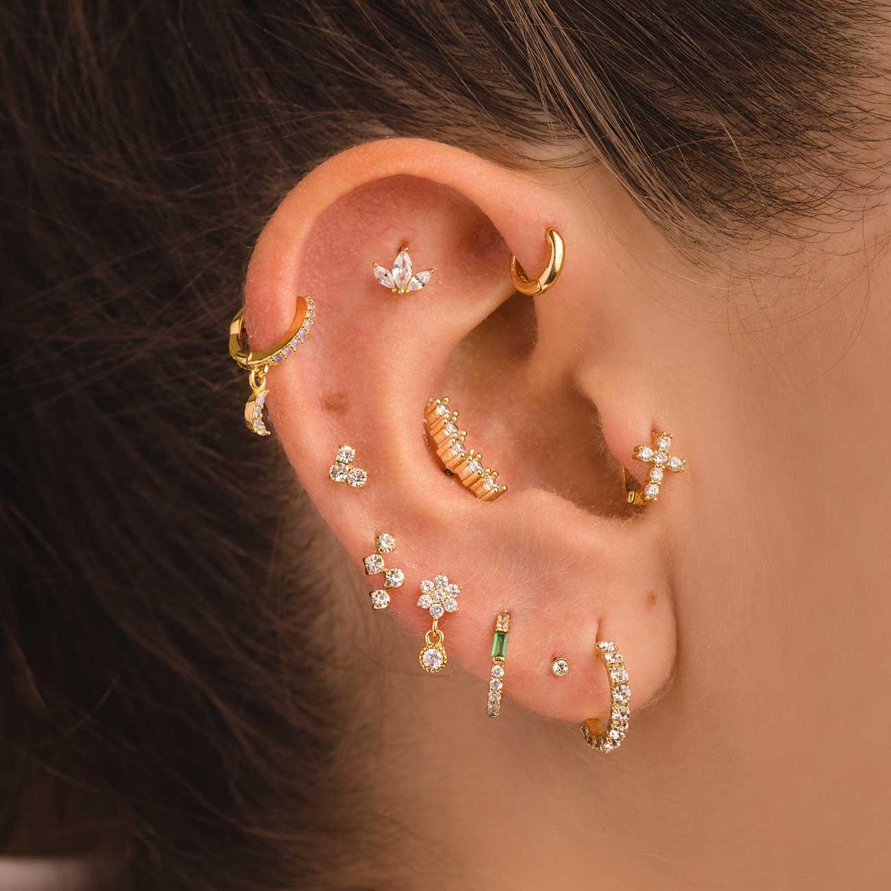 BOUCLES D'OREILLES EN ARGENT ARLET