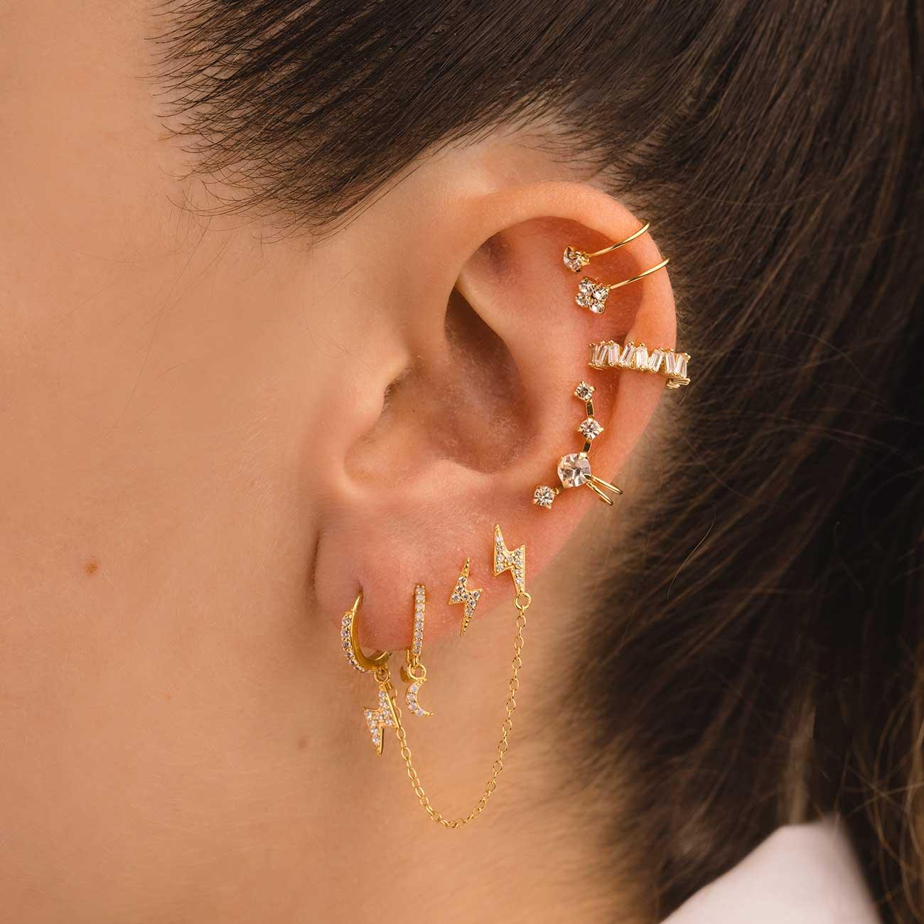 BOUCLES D'OREILLES EN ARGENT NOX
