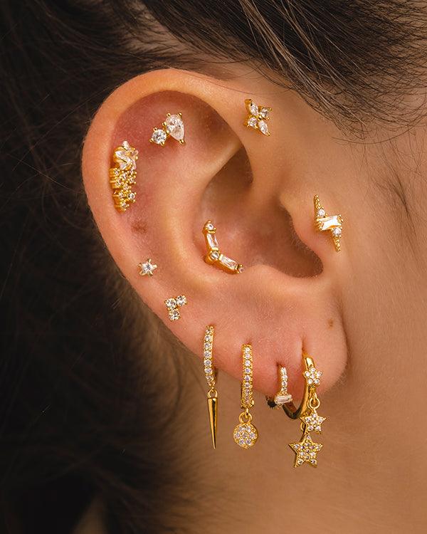 PIERCING GOUTTES ARGENT