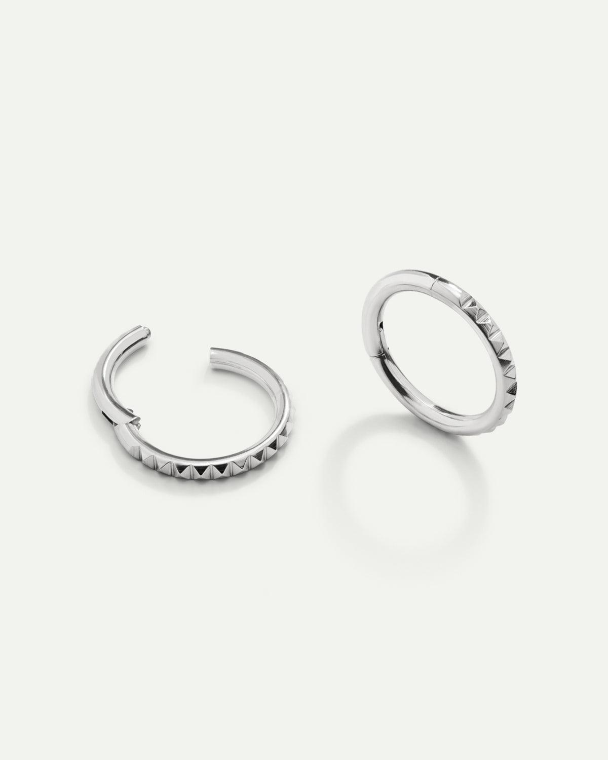 PIERCING IN ARGENTO EBER