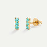 ORECCHINI D'ORO HORIZON TURKIS