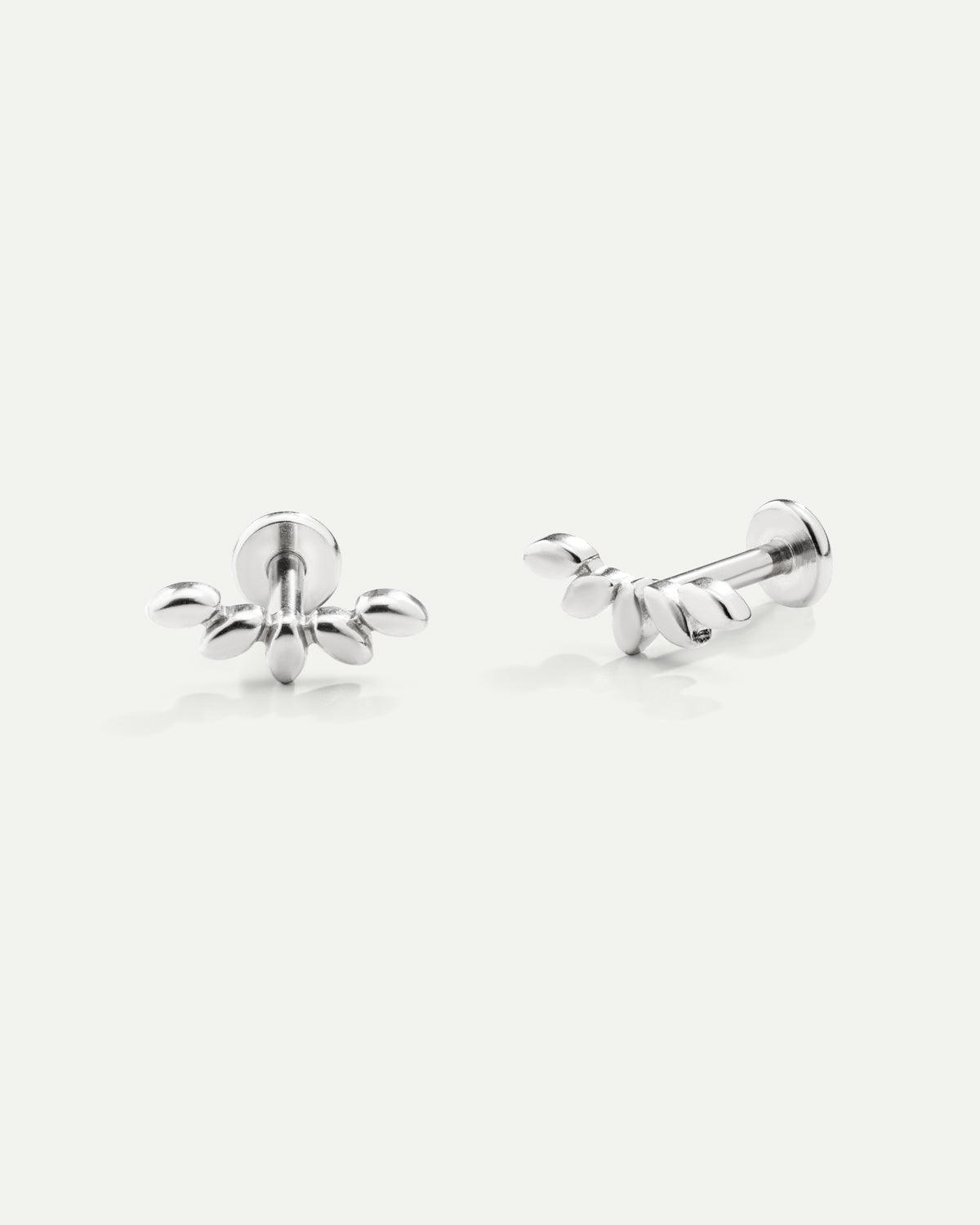 BORDO DEL PIERCING ARGENTO PIATTO
