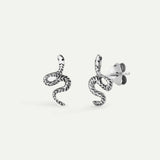 ORECCHINI IN ARGENTO CON SERPENTE