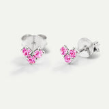 ORECCHINI VIRGO ROSA ARGENTO