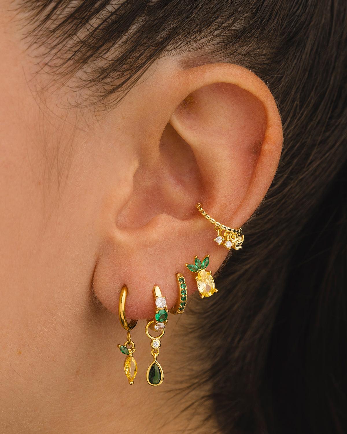 PIERCING ANANAS ORO