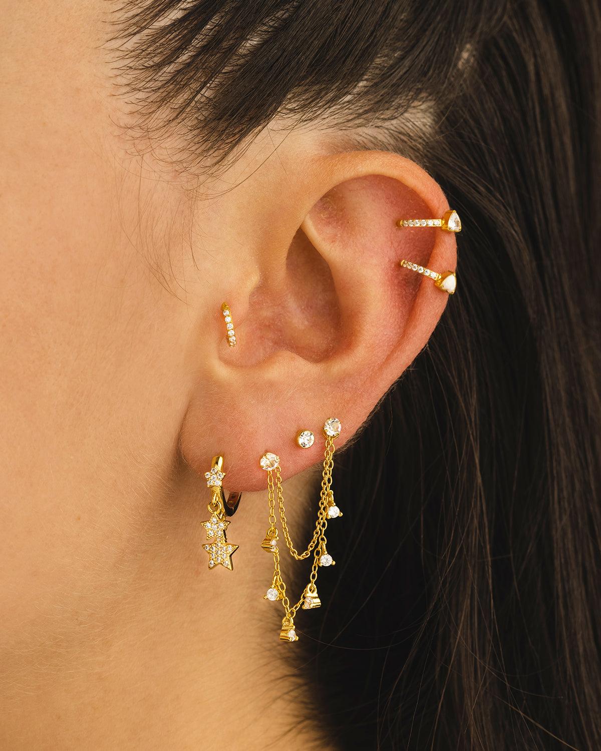 PIERCING LOOP LADY M ARGENTO