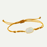 BRACCIALE IN PIETRA DI LUNA CARAMELLATA