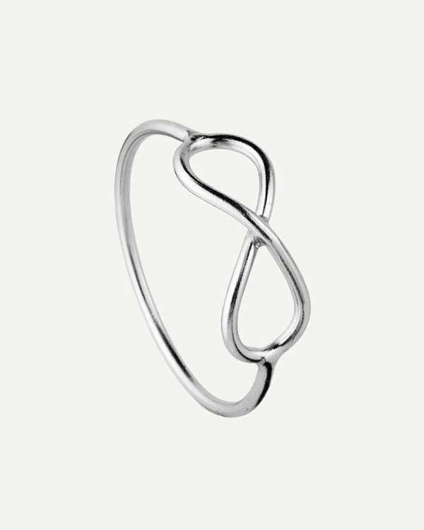 ANELLO INFINITO IN ARGENTO